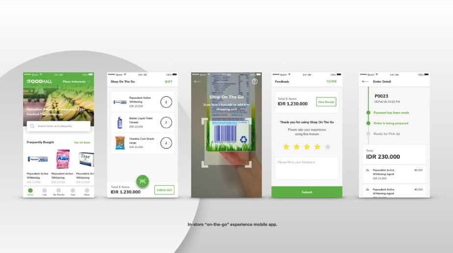 Foodhall in-store app
